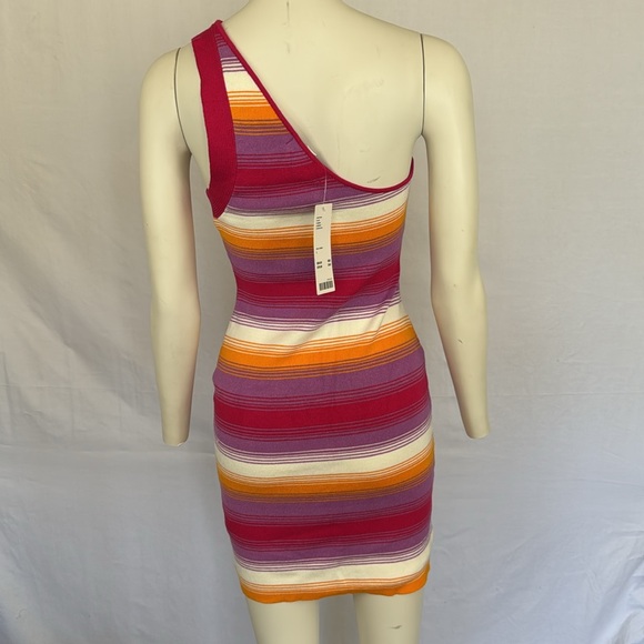 NWT! Urban Outfitters Jax One Shoulder Mini Dress - Picture 5 of 6